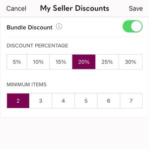 20% discount on 2 or more items now!!